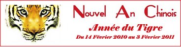 Nouvel ann�e chinoise du Tigre