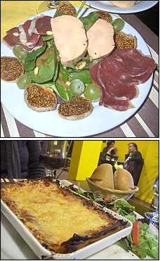 Photo restaurant paris L'Apostrophe Café - Salade sucrée salée et Lasagne végétarienne