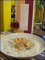 Photo restaurant paris L'Apostrophe Café - Curry de crevettes aux litchis