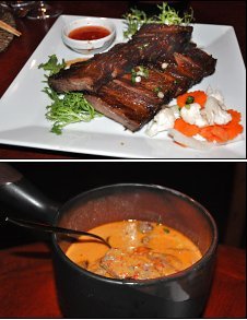 Photo restaurant paris Asian - Travers de porc caramélisés et Curry de canard