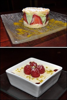 Photo restaurant paris Angkora Lounge - Fraisier et Panna cotta de saison
