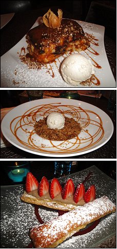 Photo restaurant paris Le J�roboam - Le Macaron glac� du moment<br>et la Brioche fa�on pain perdu, caramel maison.