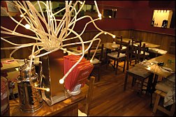 Photo restaurant paris Alice Pizza - Petite salle acceuillante