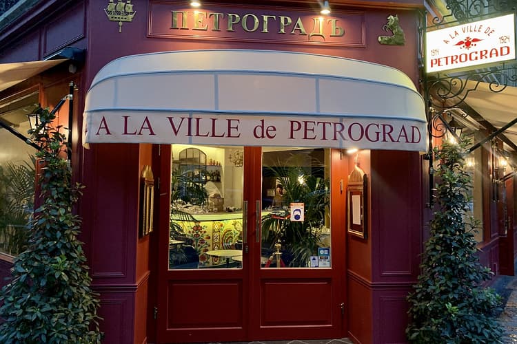 Restaurant A La Ville De Petrograd à Paris