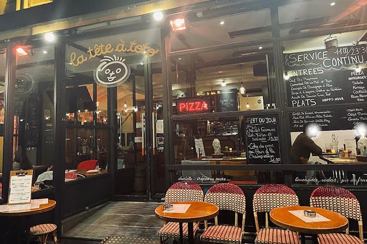 Restaurant La Tête à Toto à Paris