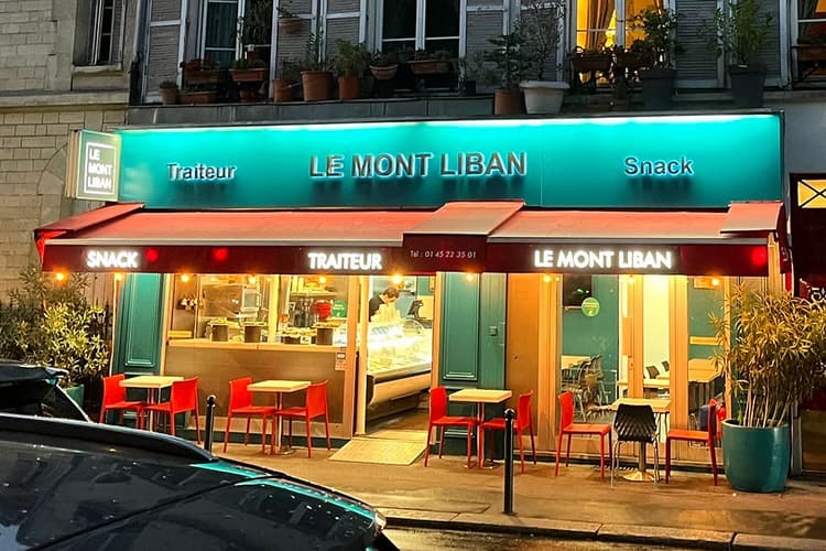 Restaurant Le Mont Liban à Paris